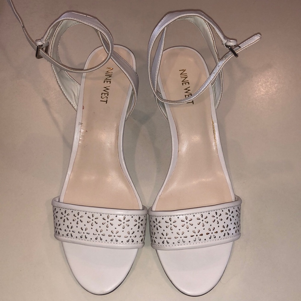 Ivory/Off White Nine West Heels